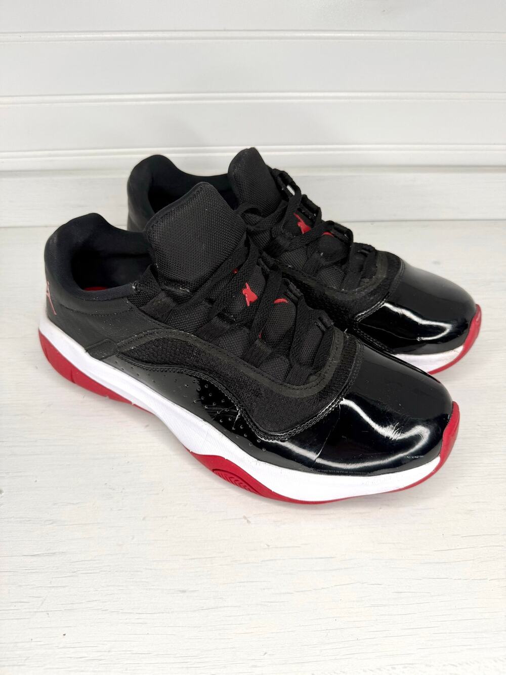 Air Jordan 11 CMFT Low 'Bred' Black Red White Men's Size 10 (No Box) - Picture 1 of 6